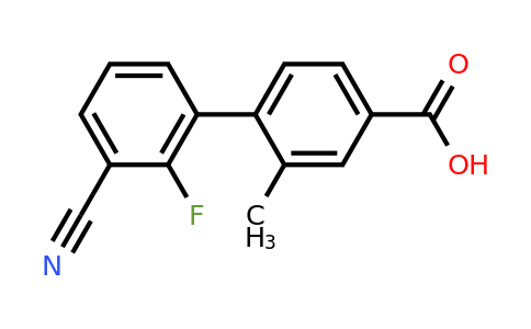 1261923-39-0 | 4-(3-Cyano-2-fluorophenyl)-3-methylbenzoic acid