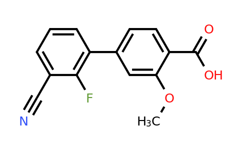 1261923-79-8 | 4-(3-Cyano-2-fluorophenyl)-2-methoxybenzoic acid