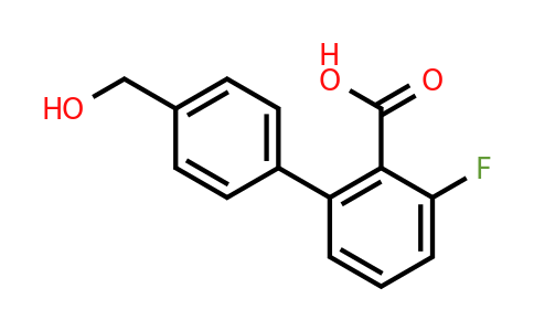 1261923-93-6 | 6-Fluoro-2-(4-hydroxymethylphenyl)benzoic acid