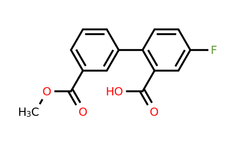 1261924-22-4 | 5-Fluoro-2-(3-methoxycarbonylphenyl)benzoic acid