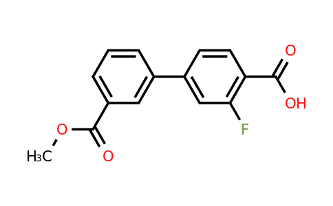 1261924-31-5 | 2-Fluoro-4-(3-methoxycarbonylphenyl)benzoic acid