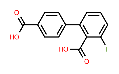 1261924-56-4 | 2-(4-Carboxyphenyl)-6-fluorobenzoic acid