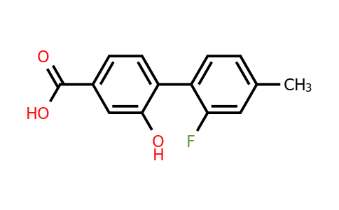 1261924-72-4 | 4-(2-Fluoro-4-methylphenyl)-3-hydroxybenzoic acid