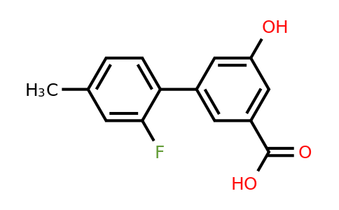 1261924-81-5 | 3-(2-Fluoro-4-methylphenyl)-5-hydroxybenzoic acid