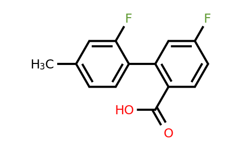 1261924-89-3 | 4-Fluoro-2-(2-fluoro-4-methylphenyl)benzoic acid