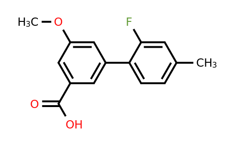 1261924-94-0 | 3-(2-Fluoro-4-methylphenyl)-5-methoxybenzoic acid
