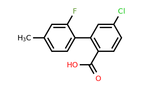 1261924-98-4 | 4-Chloro-2-(2-fluoro-4-methylphenyl)benzoic acid