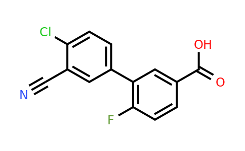 1261925-03-4 | 3-(4-Chloro-3-cyanophenyl)-4-fluorobenzoic acid