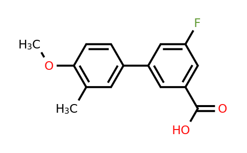 1261925-18-1 | 5-Fluoro-3-(4-methoxy-3-methylphenyl)benzoic acid