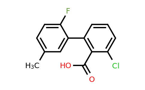 1261925-32-9 | 6-Chloro-2-(2-fluoro-5-methylphenyl)benzoic acid