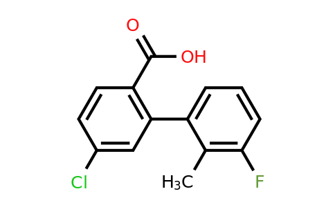 1261925-87-4 | 4-Chloro-2-(3-fluoro-2-methylphenyl)benzoic acid