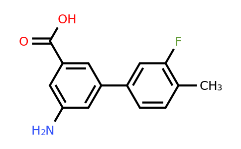 1261926-00-4 | 3-Amino-5-(3-fluoro-4-methylphenyl)benzoic acid