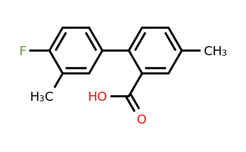 1261926-13-9 | 2-(4-Fluoro-3-methylphenyl)-5-methylbenzoic acid