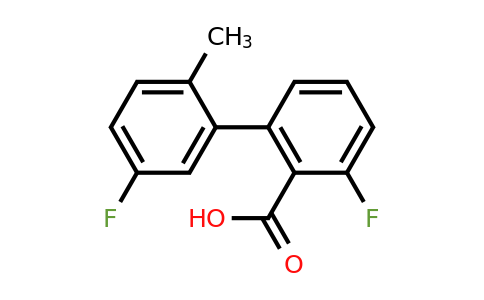 1261926-41-3 | 6-Fluoro-2-(5-fluoro-2-methylphenyl)benzoic acid