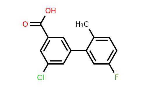 1261926-48-0 | 5-Chloro-3-(5-fluoro-2-methylphenyl)benzoic acid