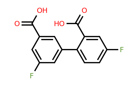 1261926-56-0 | 2-(3-Carboxy-5-fluorophenyl)-5-fluorobenzoic acid