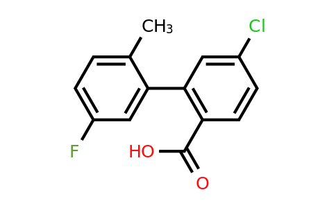 1261926-61-7 | 4-Chloro-2-(5-fluoro-2-methylphenyl)benzoic acid