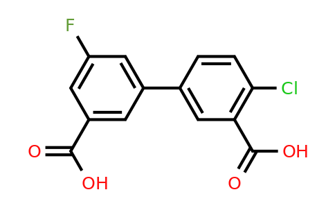 1261926-79-7 | 5-(3-Carboxy-5-fluorophenyl)-2-chlorobenzoic acid