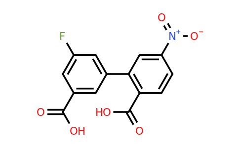 1261926-89-9 | 2-(3-Carboxy-5-fluorophenyl)-4-nitrobenzoic acid