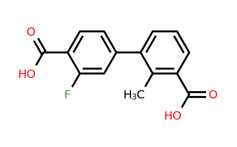 1261926-96-8 | 3-(4-Carboxy-3-fluorophenyl)-2-methylbenzoic acid