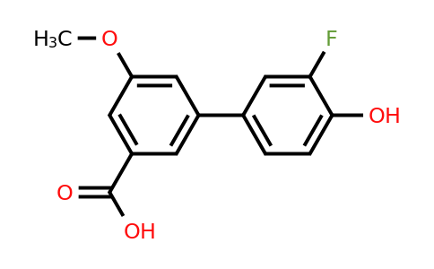 1261927-20-1 | 3-(3-Fluoro-4-hydroxyphenyl)-5-methoxybenzoic acid