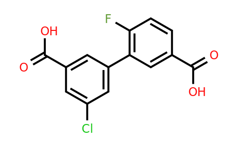 1261927-21-2 | 3-(5-Carboxy-2-fluorophenyl)-5-chlorobenzoic acid
