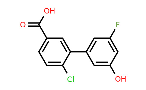 1261927-32-5 | 4-Chloro-3-(3-fluoro-5-hydroxyphenyl)benzoic acid