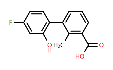 1261927-51-8 | 3-(4-Fluoro-2-hydroxyphenyl)-2-methylbenzoic acid
