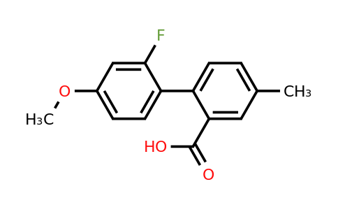 1261927-54-1 | 2-(2-Fluoro-4-methoxyphenyl)-5-methylbenzoic acid