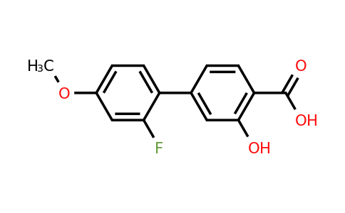 1261927-62-1 | 4-(2-Fluoro-4-methoxyphenyl)-2-hydroxybenzoic acid