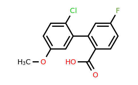 1261927-64-3 | 2-(2-Chloro-5-methoxyphenyl)-4-fluorobenzoic acid