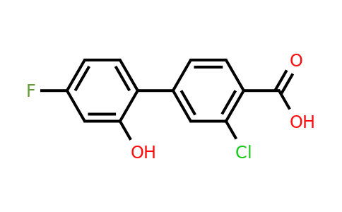 1261927-66-5 | 2-Chloro-4-(4-fluoro-2-hydroxyphenyl)benzoic acid
