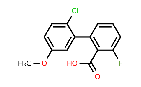 1261927-74-5 | 2-(2-Chloro-5-methoxyphenyl)-6-fluorobenzoic acid
