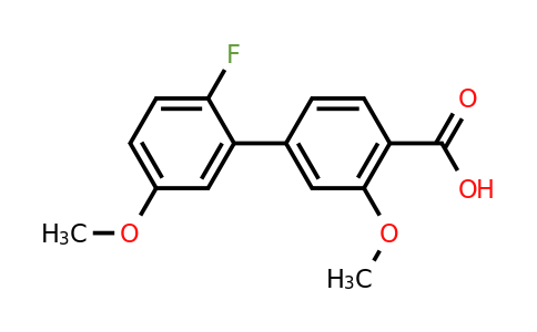 1261927-79-0 | 4-(2-Fluoro-5-methoxyphenyl)-2-methoxybenzoic acid