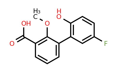 1261927-80-3 | 3-(5-Fluoro-2-hydroxyphenyl)-2-methoxybenzoic acid