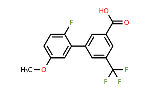 1261927-85-8 | 3-(2-Fluoro-5-methoxyphenyl)-5-trifluoromethylbenzoic acid
