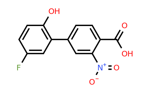 1261927-91-6 | 4-(5-Fluoro-2-hydroxyphenyl)-2-nitrobenzoic acid