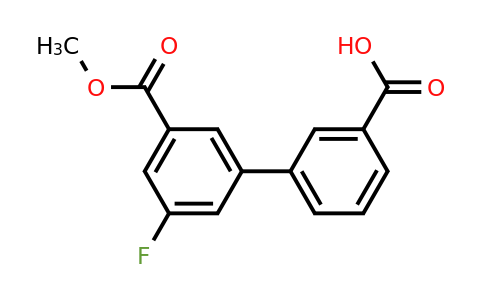 1261928-10-2 | 3-(3-Fluoro-5-methoxycarbonylphenyl)benzoic acid
