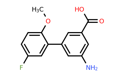 1261928-22-6 | 3-Amino-5-(5-fluoro-2-methoxyphenyl)benzoic acid
