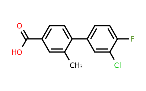 1261928-32-8 | 4-(3-Chloro-4-fluorophenyl)-3-methylbenzoic acid