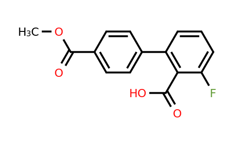 1261928-73-7 | 6-Fluoro-2-(4-methoxycarbonylphenyl)benzoic acid