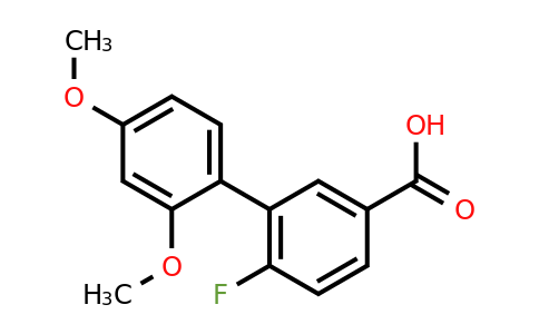 1261928-87-3 | 3-(2,4-Dimethoxyphenyl)-4-fluorobenzoic acid