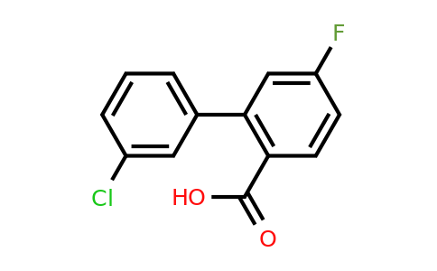 1261928-94-2 | 2-(3-Chlorophenyl)-4-fluorobenzoic acid