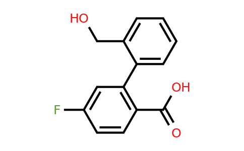 1261929-92-3 | 4-Fluoro-2-(2-hydroxymethylphenyl)benzoic acid