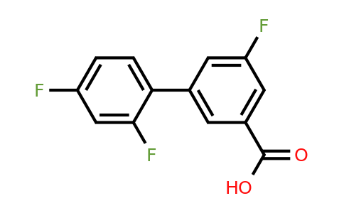 1261930-58-8 | 3-(2,4-Difluorophenyl)-5-fluorobenzoic acid