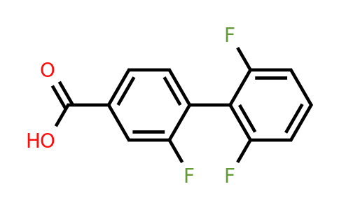 1261930-74-8 | 4-(2,6-Difluorophenyl)-3-fluorobenzoic acid
