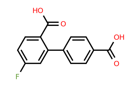 1261931-01-4 | 2-(4-Carboxyphenyl)-4-fluorobenzoic acid