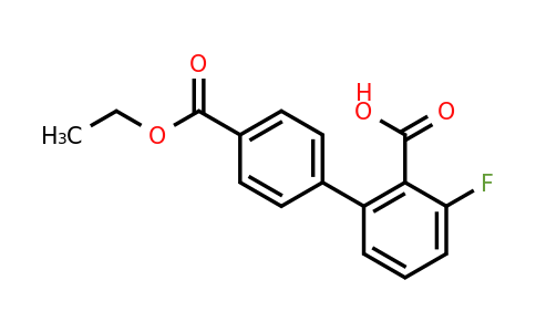 1261931-02-5 | 2-(4-Ethoxycarbonylphenyl)-6-fluorobenzoic acid