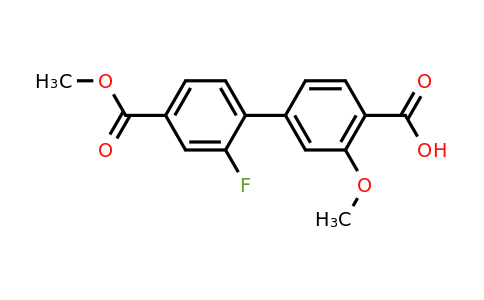 1261931-12-7 | 4-(2-Fluoro-4-methoxycarbonylphenyl)-2-methoxybenzoic acid