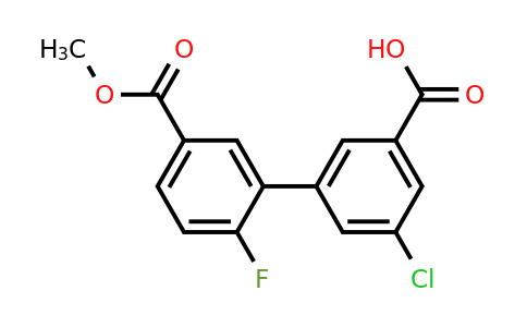 1261931-19-4 | 5-Chloro-3-(2-fluoro-5-methoxycarbonylphenyl)benzoic acid